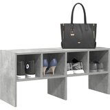  Stalak za cipele koji se može složiti beton sivi 89,5x30x40 cm | Eponuda.com