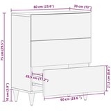vidaXL Ormari za skladištenje Šareni 60 x 33 5 x 75 cm | shoptok.hr