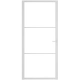  Unutarnja vrata 93 x 201,5 cm Bijela od ESG stakla i aluminija | shoptok.hr