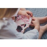 Milin Big Wooden Lacing Toy Whale Jack aktivnostna igrača 9 cm x 19,5 cm x 0,7 cm 1 kos | Shoptok.si