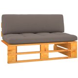  Srednja vrtna sofa od paleta boja meda od impregnirane borovine | shoptok.hr