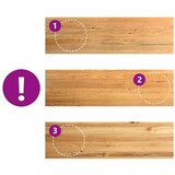  Okenske police 2 kosa svetlo rjava 140x40x2 cm trdna hrastovina | Shoptok.si