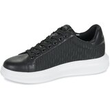 Karl Lagerfeld Nizke superge KAPRI MENS Woven Monogram Lo Lace Črna | Shoptok.si