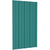 Krovni panel 36 pcs Zelena 80 x 45 cm Pocinčani čelik | shoptok.hr