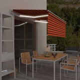  Automatska tenda roleta i senzor LED 3,5x2,5 m narančasto-smeđa | Eponuda.com