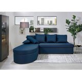 Time sedežna garnitura, tkanina temno modra | Shoptok.si