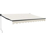 vidaXL Tenda na uvlačenje krem 3 x 2 5 m od tkanine i aluminija | shoptok.hr