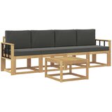  Set vanjskih sofa 5 kom. Bijela i antracit | shoptok.hr