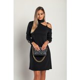 Fenzy Mini Haljina Sa Metalik Detaljem, Crna | shoptok.hr
