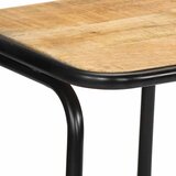  Barske stolice 2 kom 46x35,5x80 cm puno drvo grubo mango | Eponuda.com