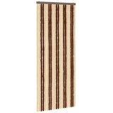vidaXL Zavjesa protiv insekata Chenille Smeđa i bež 90 x 220 cm - Smeđa i bež (dvostripa) 90 x 220 cm | shoptok.hr