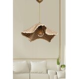 VISILICA ECRU smeđa, metal/ pamuk, promjer 44 cm, visina 54 cm, E27 60 W | shoptok.hr