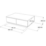 Hanah home Klub stoli Claro (Atlantski bor/Antracit) | shoptok.hr