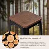  Komplet 4 barske stolice s osloncem za noge, vintage barska stolica, nosivost do 150 kg | shoptok.hr