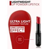 Flormar Lightweight Lip Powder Lipstick dolgoobstojna šminka z mat učinkom odtenek 017 This Night 3 g | Shoptok.si