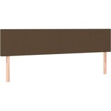  Box spring postelja z vzmetnico LED temno rjava 180x200cm blago, (20900934) | Shoptok.si