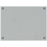 vidaXL Stenska magnetna tabla Bela 80x60 cm Kaljeno steklo | Shoptok.si