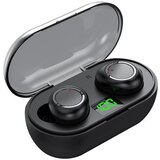 Venisymlis Brezžične slušalke Bluetooth z mikrofonom, ušesne slušalke za iOS in Android, (22102629) | Shoptok.si
