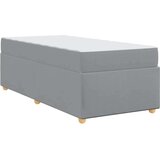  Okvir kreveta s madracem Ostalo Svjetlosiva 90 x 190 cm tkanina | shoptok.hr