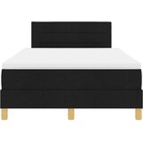 vidaXL Box Spring Krevet s Madracem & LED Crni 120x200 cm Tkanina | shoptok.hr