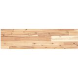  Plutajuće police 4 kom 100x20x2 cm Neobrađeno puno drvo akacije | Shoptok.si