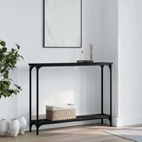  Konzolni stol crni 100 x 22 5 x 75 cm od konstruiranog drva | shoptok.hr