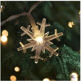  LED spoljni niz 20xLED/2xAA 2,2 m IP44 topla bela snežne pahulje | Eponuda.com