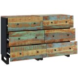  Komode 2 kom 60 x 33 x 75 cm od masivnog obnovljenog drva | shoptok.hr