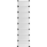  Stalak za cipele prozirni 93 x 36,5 x 140 cm PP | shoptok.hr
