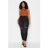 Trendyol Curve Plus Size Jeans - Black - Skinny Cene