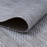 Novel Ravno Tkana Preproga Relax, Srebrna, 200x290cm | Shoptok.si
