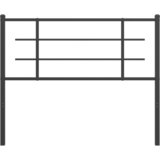  Metalno zamjensko uzglavlje crno 107 cm | shoptok.hr