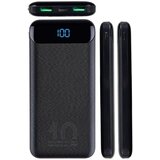 Rivacase zunanja baterija powerbank 10.000 mah va2540 quick charge / pd 20w z lcd-jem črn Cene