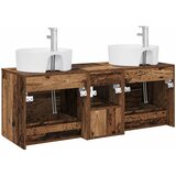  Set ormarića za kupaonicu 3 kom. Staro drvo 49,5 x 44,5 x 65 cm | shoptok.hr