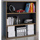 MID.YOU Pisarniški Regal Salia B100, Antracit, Barva Hrasta | Shoptok.si