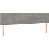 Krevet s oprugama i madracem svjetlosivi 200x200 cm baršunasti | shoptok.hr