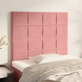 vidaXL Posteljno vzglavje 2 kosa roza 80x5x78/88 cm žamet Cene