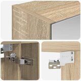  Kupaonski ormar s ogledalom Sonoma hrast 60 x 14.5 x 70 cm | shoptok.hr