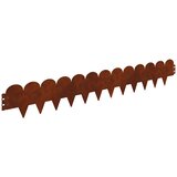  Ograda oko Travnjaka 50 pcs 103 x 15 cm Čelik Rđa | Eponuda.com