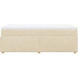  Krevet s oprugama i madracem krem 90 x 190 cm od tkanine | shoptok.hr