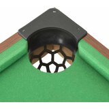 Mini biljarski stol 92 x 52 x 19 cm smeđe-zeleni | Eponuda.com