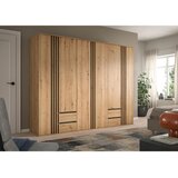 Livetastic OMARA S KLASIČNIMI VRATI, antracit, hrast artisan | Shoptok.si