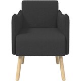  Ukrasna fotelja Tamnosiva Bouclé | shoptok.hr