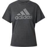 Adidas Tehnička sportska majica 'Future Icons Winners 3.0' siva / crna Cijene