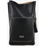 Big Star Women's handbag made of eco leather black Cene