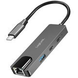 Logilink Type C HUB, 1 x 2.5 Gb LAN, 1x USB-A 3.0, 2 x USB Type C 2.0 | Eponuda.com