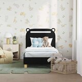  Posteljica za malčke z vzglavjem Črna 70 x 140 cm blago, (5000105761) | Shoptok.si