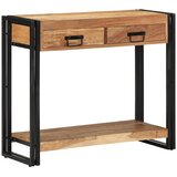  Konzolna stolica Smeđa 90 x 33 x 75 cm Čvrsto drvo akacije | shoptok.hr