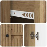 Kreveta Hrast artisan 89 x 34,5 x 60 cm Konstruirano drvo | shoptok.hr