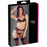Cottelli otvoreni komplet donjeg rublja od čipke (crni) | shoptok.hr